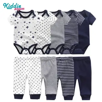 short sleeve long pants romper baby