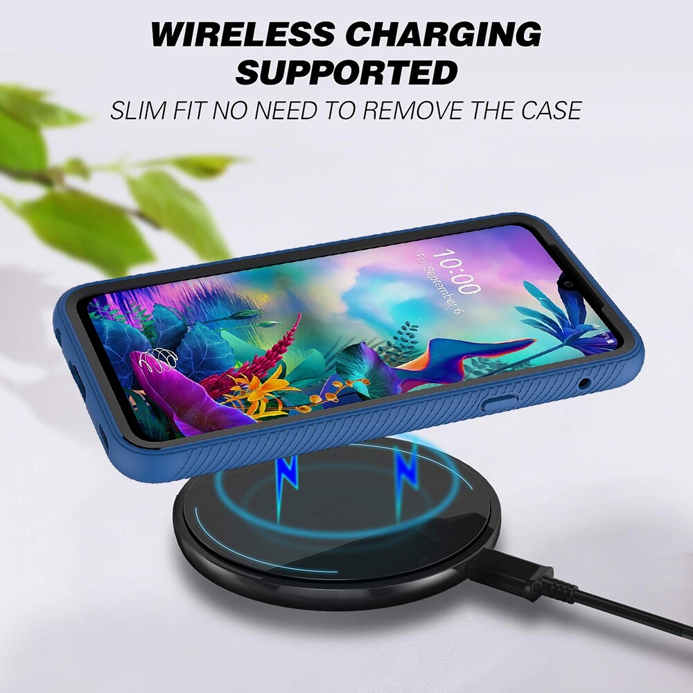 Ốp Bảo Vệ PC Chống Sốc Dòng Màu Trơn Cho LG V50S ThinQ 5G / G8X ThinQ Starry Sky + TPU
