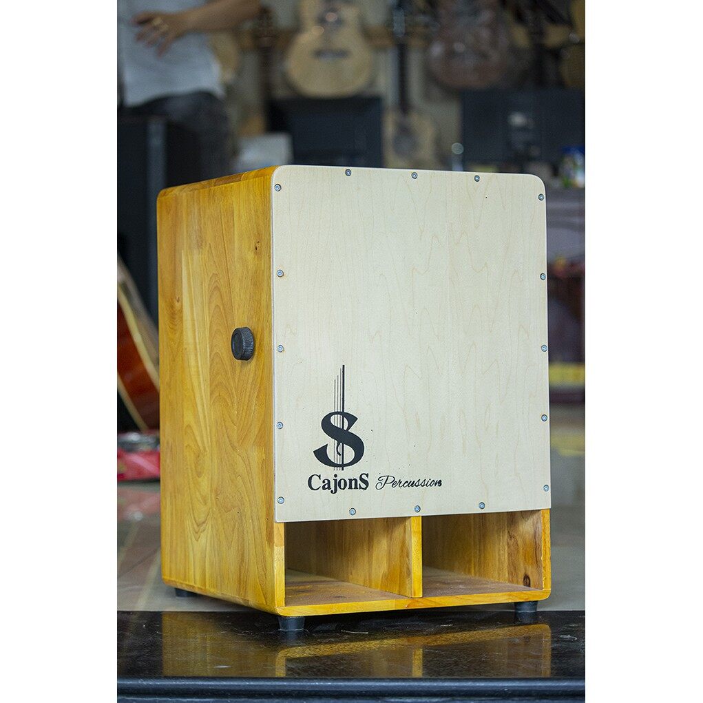 Trống cajon giá rẻ gỗ thịt, trống cajon Sup-Pro04