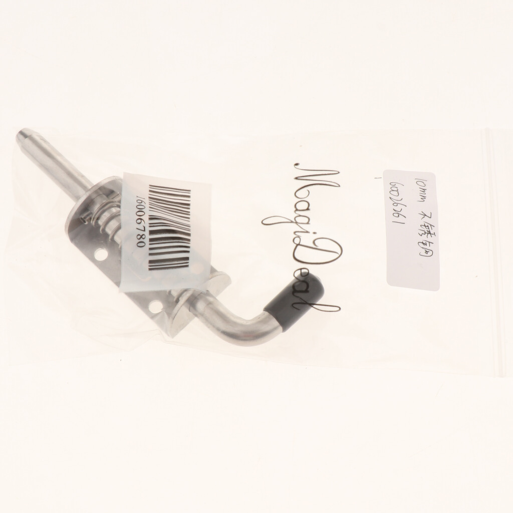 Baoblaze Spring Latch Barrel Bolt Spring Loaded Latch Durable to Use 10mm
