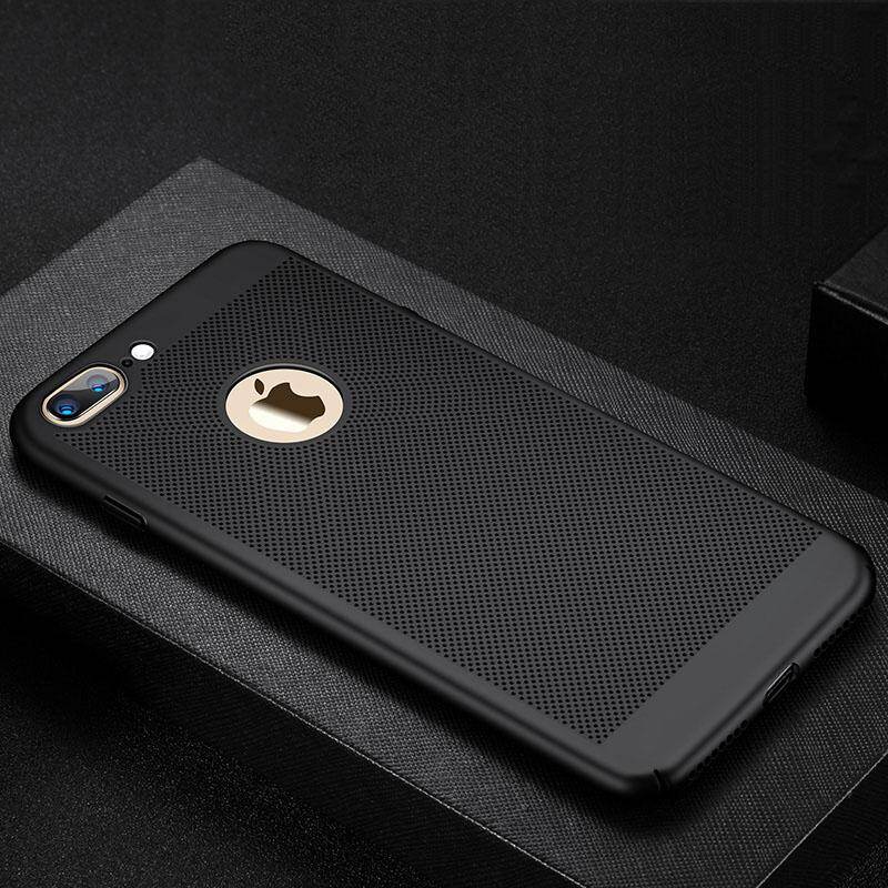 Ốp Lưng Tản Nhiệt Siêu Mỏng Dành Cho iPhone 8 Plus Ốp Lưng Điện Thoại Siêu Mỏng PC Cứng Mờ Thoáng Khí Có Lỗ