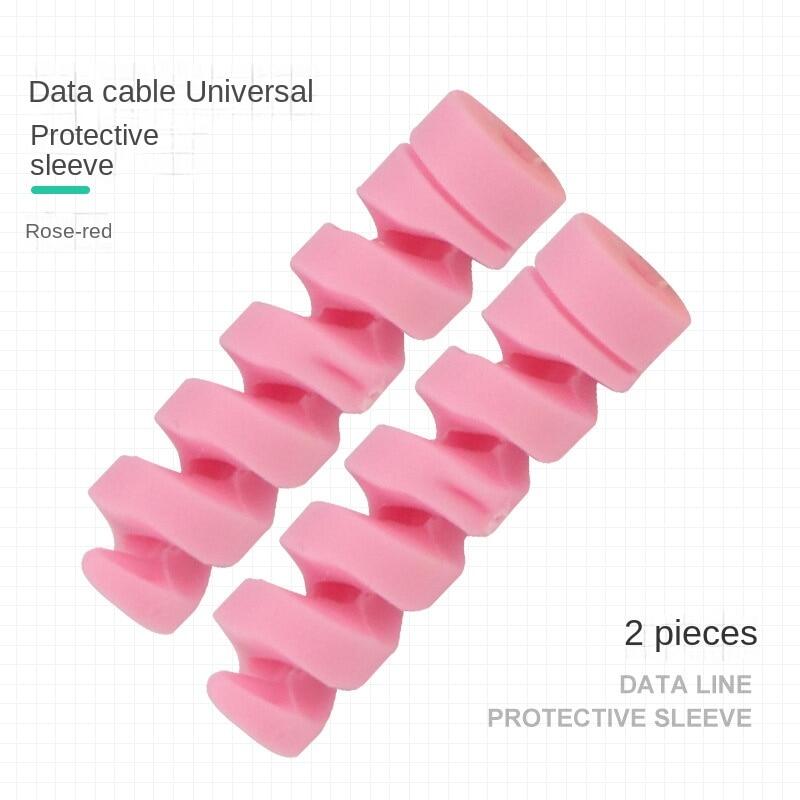 Spiral Data Cable Protective Sleeve Charging Cable Charging Cable Anti-breakage Damage