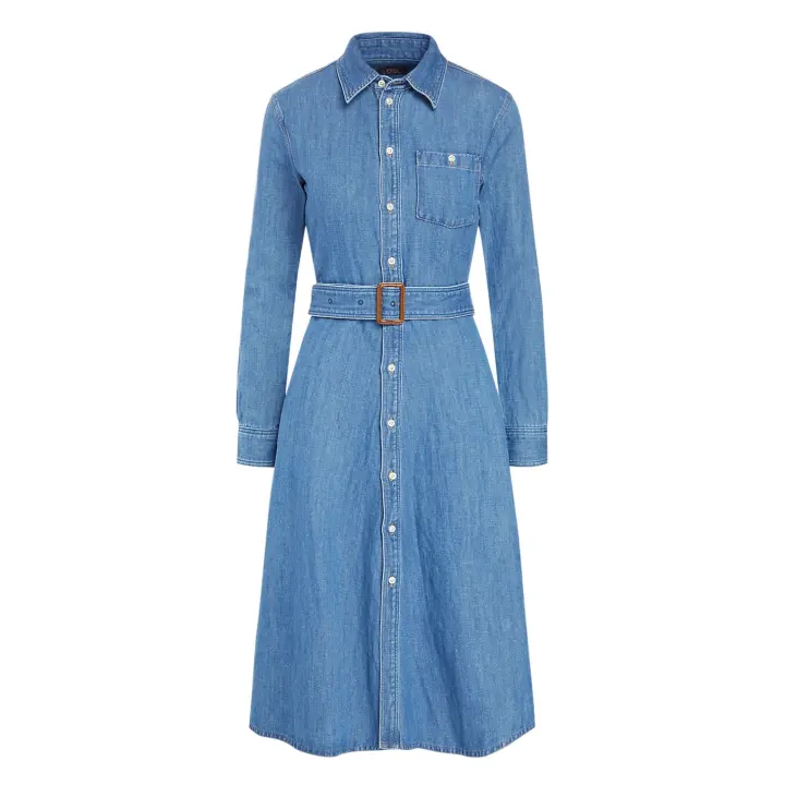 ralph lauren denim shirtdress