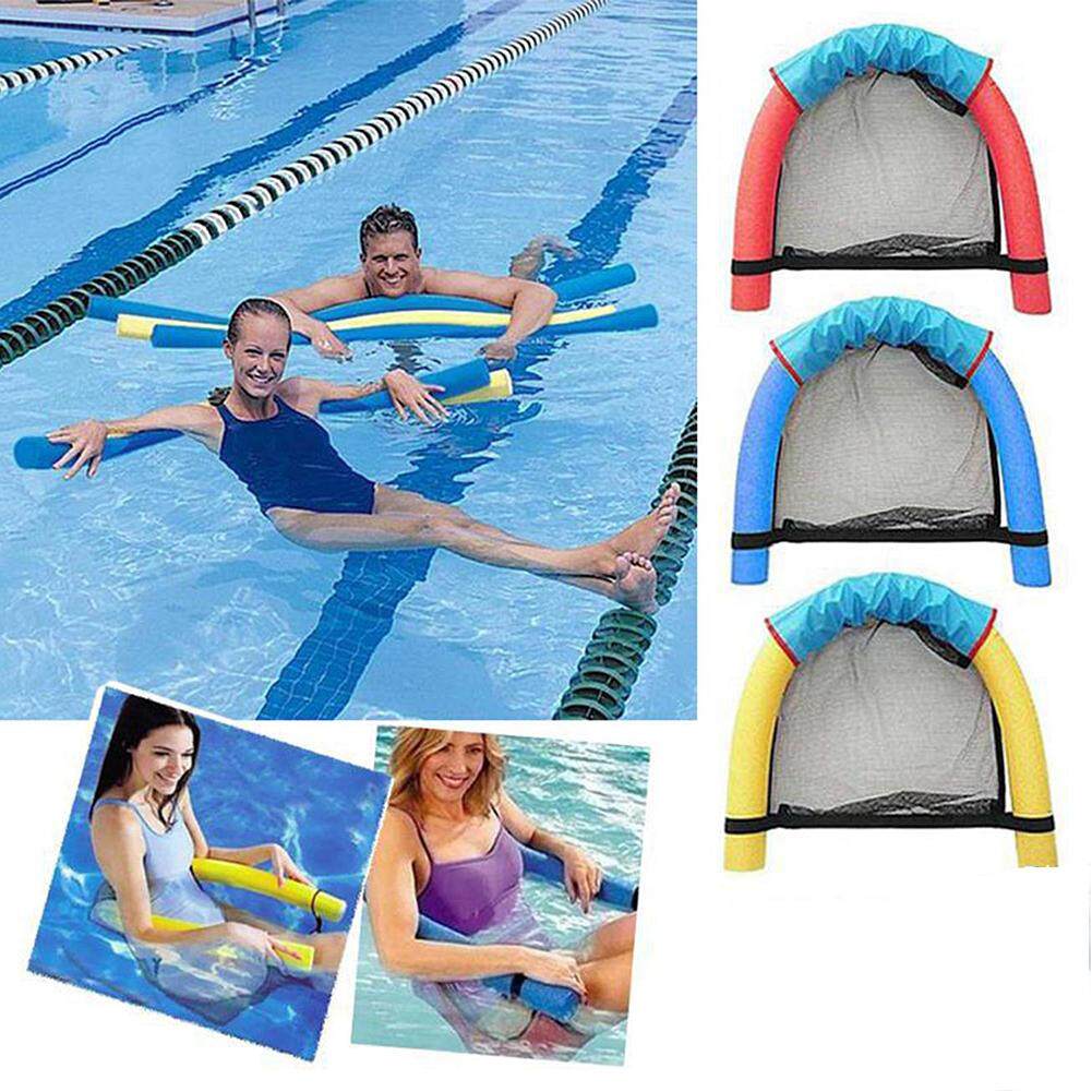 Multifunctional Swimming Pool Seat Water Floating Chair Mesh Buoyancy Foam Noodle Stick For Adult Kids