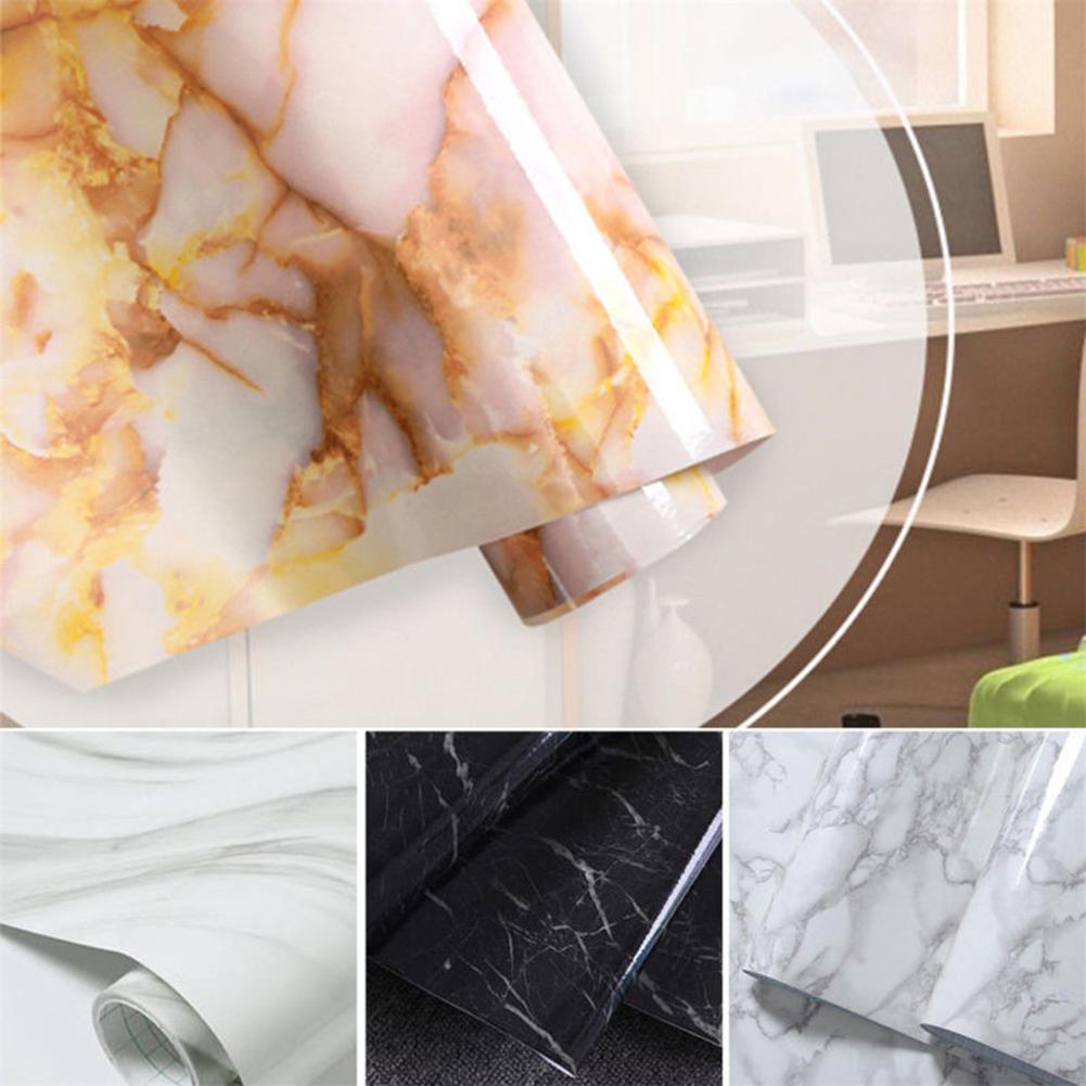 Modern Marble Effect Self Adhesive  PVC Art Sticker Decal Decoration