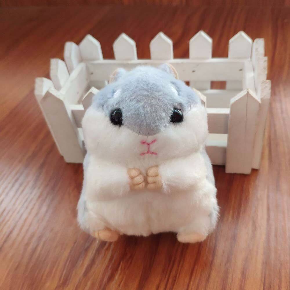 EAURA Cute 10cm Key Ring Hamster Key Chain Animal Stuffed Toys Plush Keychain Animal Plush Toy Plush Dolls