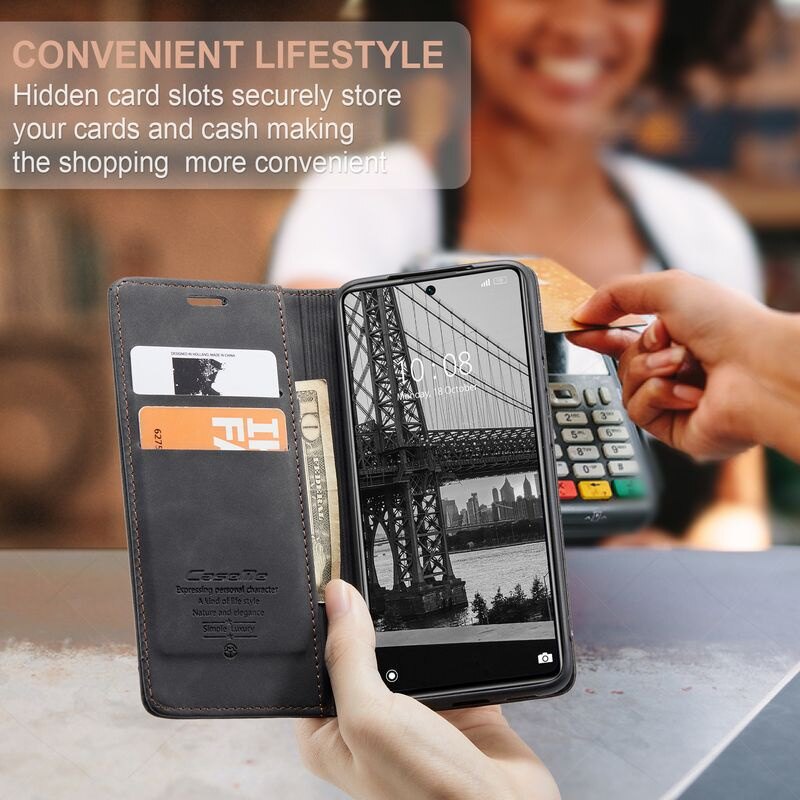 Cho Redmi Note 12 Pro cộng với 5G 4G 2023 note12 note12pro 12S 12pro Xiaomi vỏ điện thoại bằng da vỏ khe cắm thẻ ví đứng chủ chống sốc Bumper nhựa TPU mềm điện thoại nắp gập trường hợp