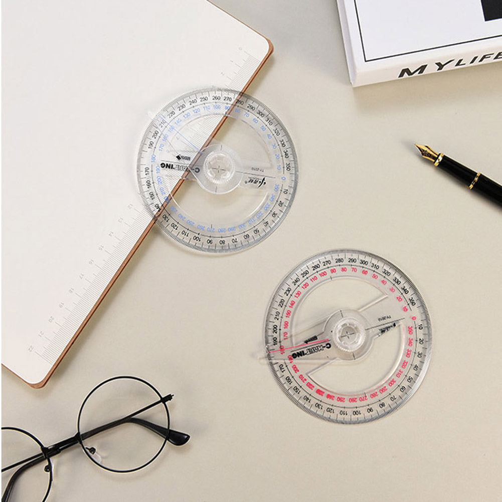 THƯỚC ĐO Con Trỏ 360 Độ 10Cm Tròn Thước Đo Góc Tìm, Ngẫu Nhiên