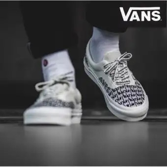 vans era 95 dx fear of god white mens black