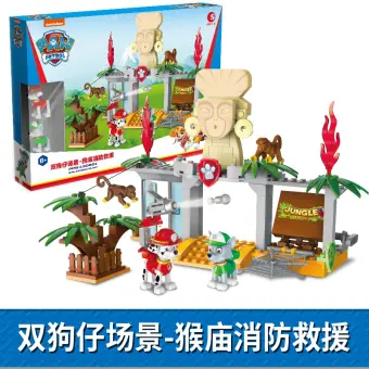 paw patrol jungle monkey temple