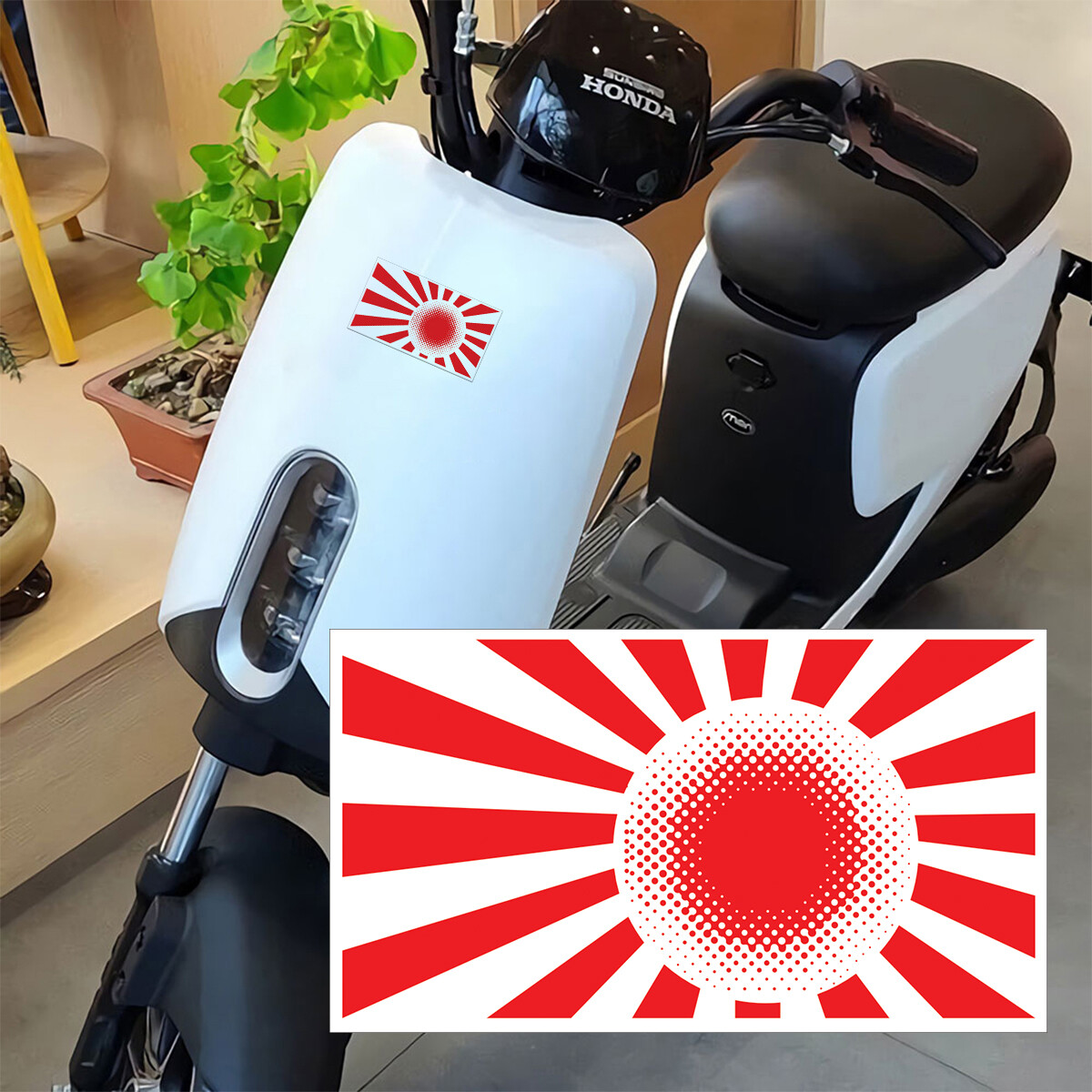 JDM Reflective Motorcycle Sticker Car Decals