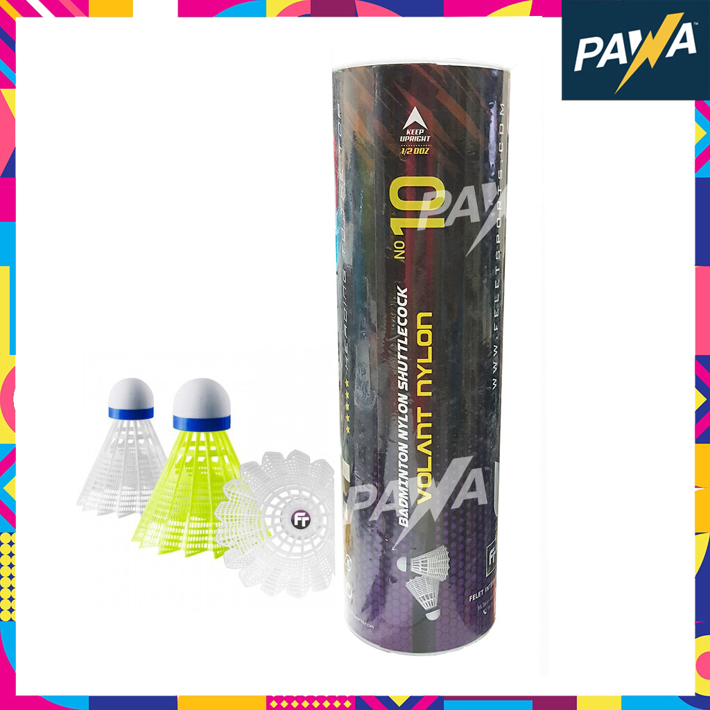 Felet Fleet No.10 Badminton Nylon Shuttlecock (6 PIECES) Lazada
