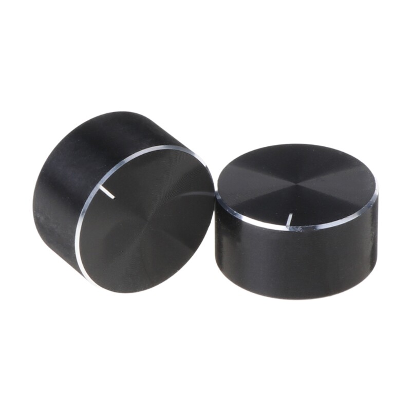 2Pcs 25x13mm D Axis Rotary Potentiometer Knob Encoder Volume Control For Speaker