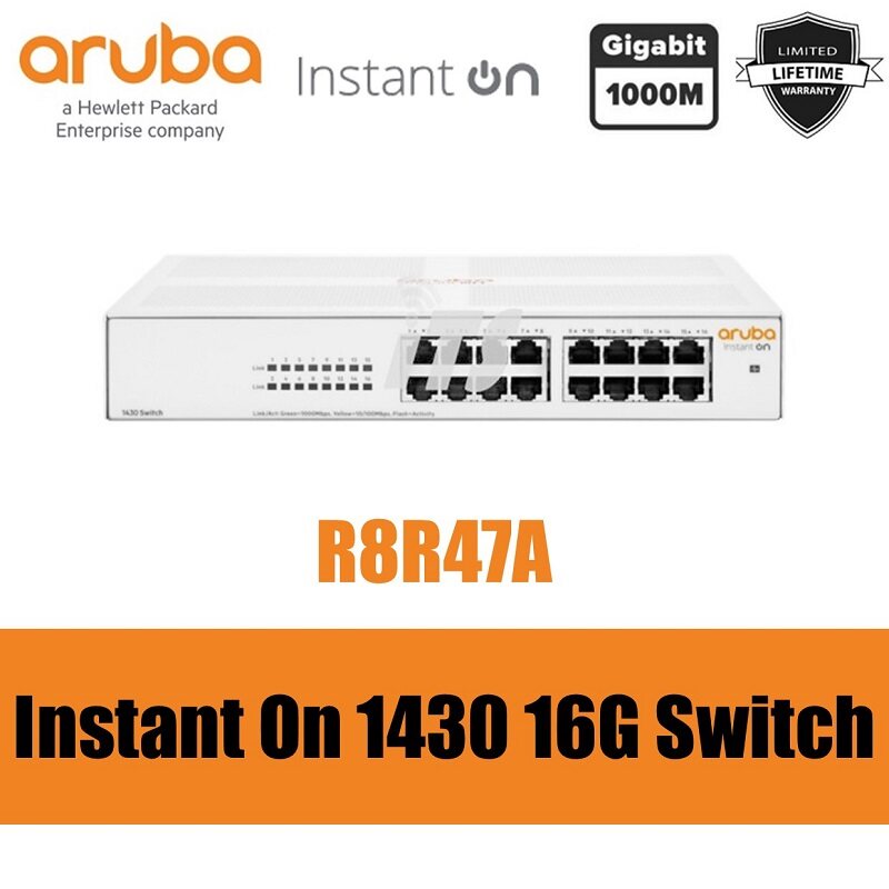 Aruba Instant On 1420/1430 16Port Gigabit Switch (JH016A/R8R47A) Lazada