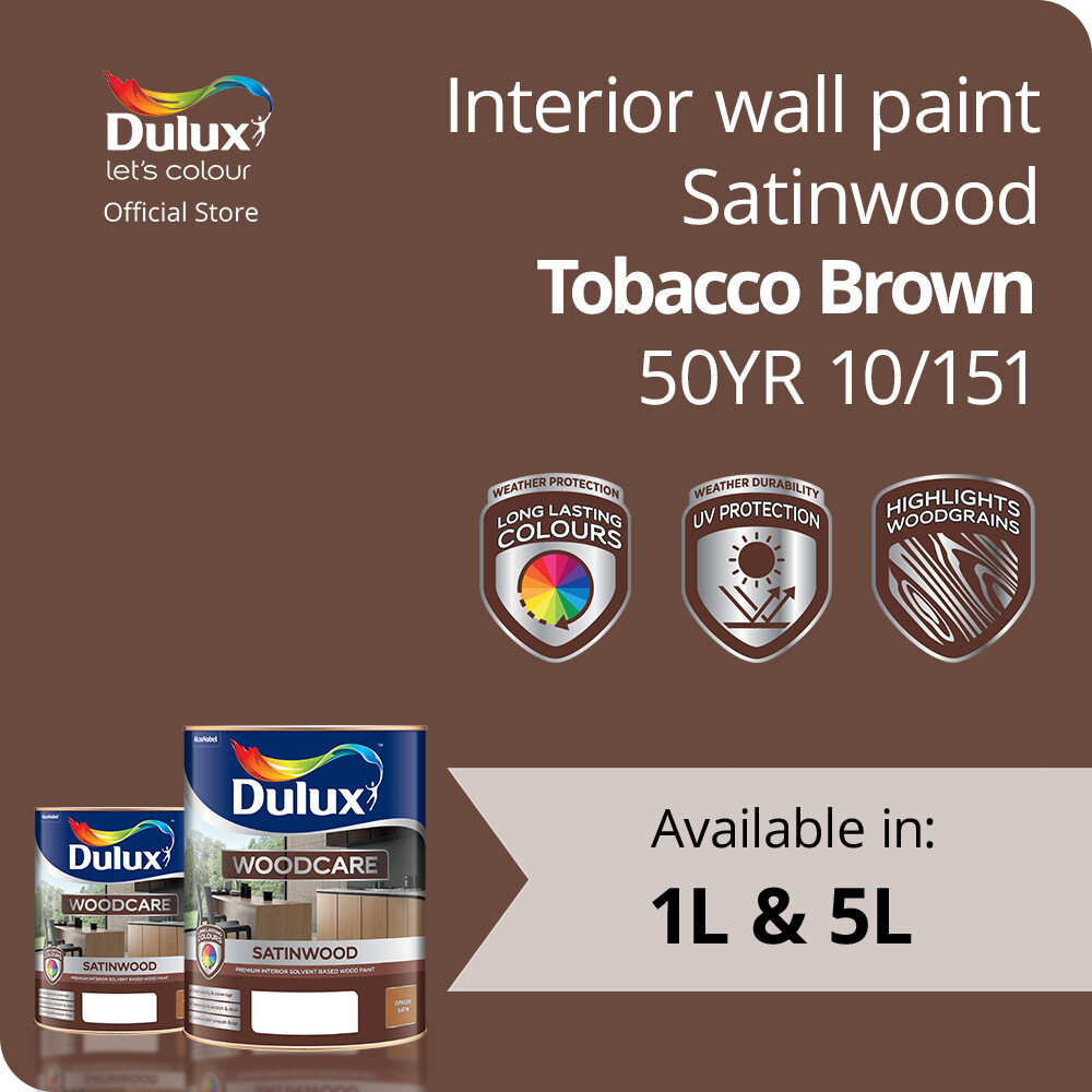 Dulux Satinwood - Tobacco Brown (50YR 10/151) (Wood Care)