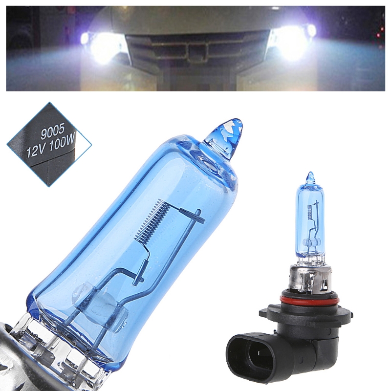 New 1 pc 9005/hb3 6000k 100w white xenon gas halogen headlight light lamp bulb