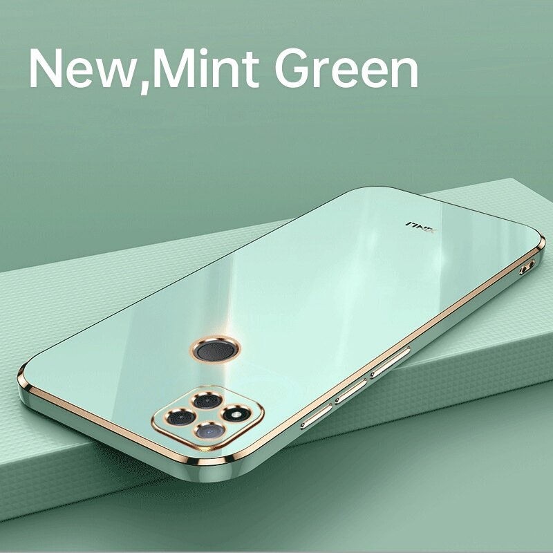 Xiaomi Redmi 9C 10C Case Shockproof Soft Silicone Electroplating Back Cover Case Redmi 10C 9C Phone Casing