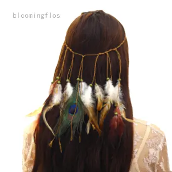 feather hair accessories