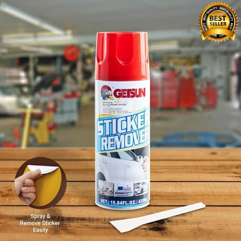 GETSUN Sticker Remover Spray (450ml) Lazada