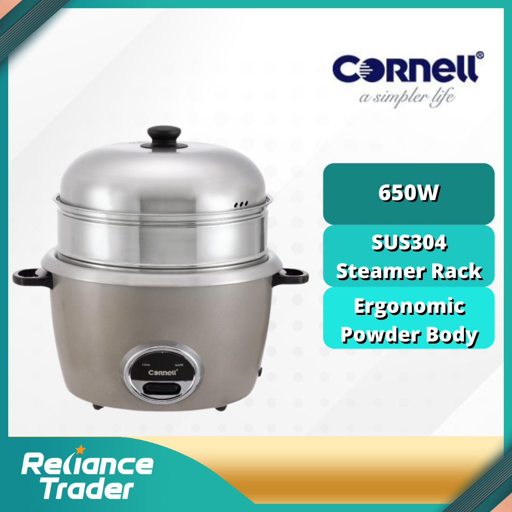 cornell rice cooker stainless steel