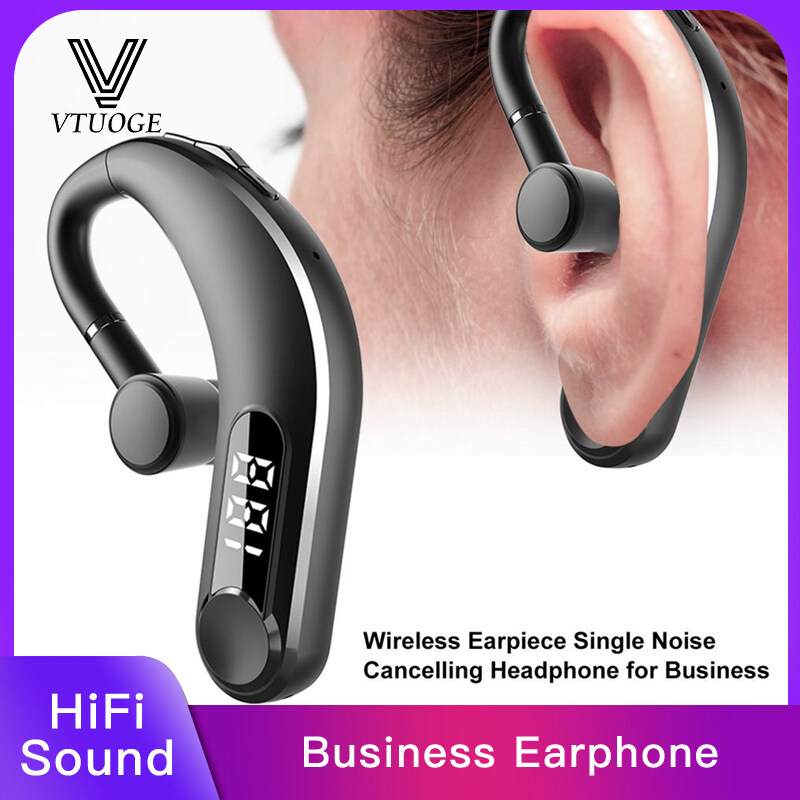 VTUOGE Tai Nghe Bluetooth Không Dây Có Mic Tai Nghe Giảm Ồn Âm Thanh Nổi Tai Nghe Không Dây Tai Nghe Bluetooth Rảnh Tay Công Sở Cho iPhone Huawei Oppo Xiaomi Samsung Vivo Điện Thoại Di Động