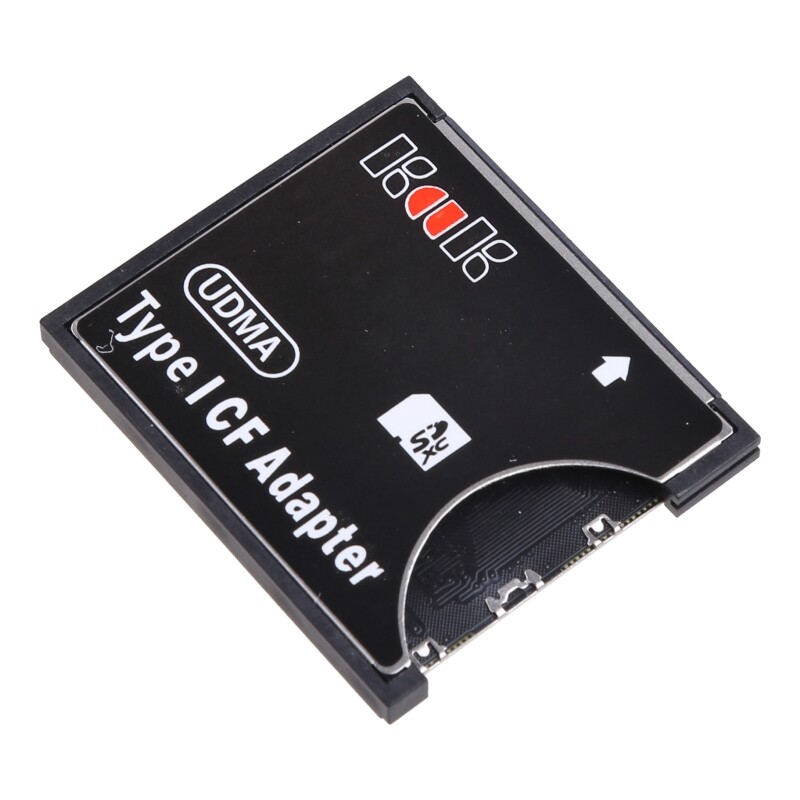 Memory card adapter sd sdhc sdxc to high-speed extreme compact flash cf type i for camera