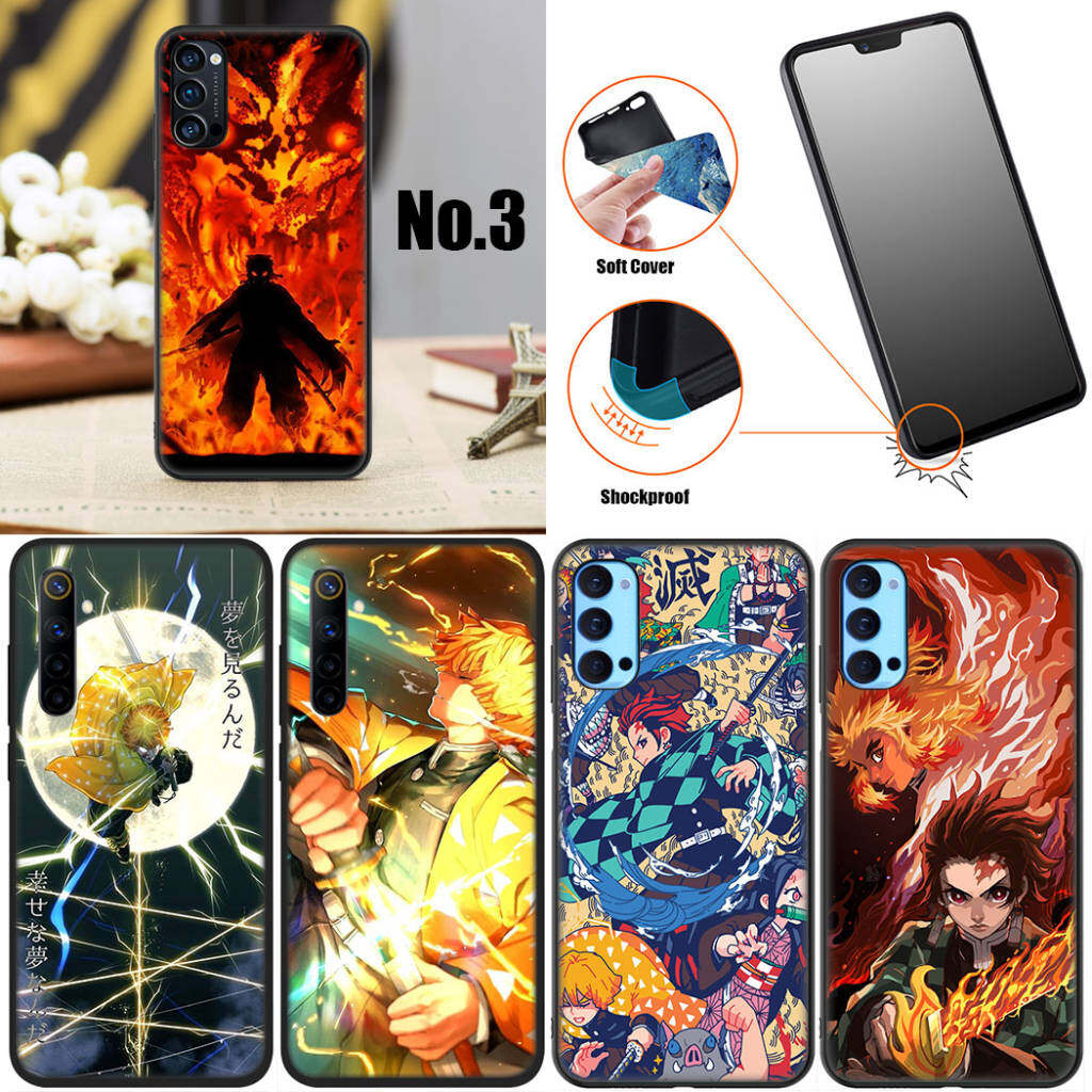 Bk13 Demon Slayer Kimetsu No Yaiba Soft Silicone Phone Case For Oppo Realme C2 C3 C11 C12 C15 Xt X2 X50 A5 Q 3 5 5i 6 Pro X Lite Lazada Ph