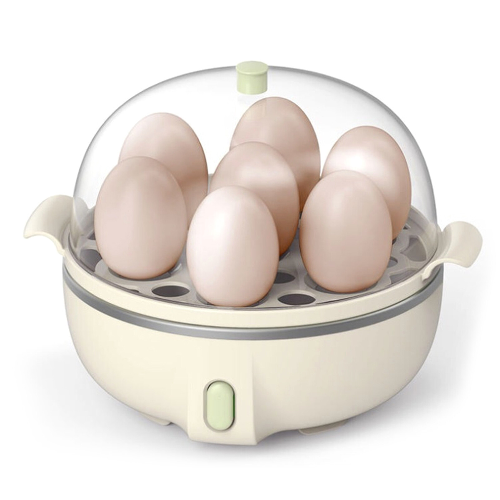 Sanwood® Electric Egg Cooker Single/Double Layer Auto Shut-Off Multifunction 7/14 Capacity Rapid Electric Egg Boiler Steamer for Soft Medium Hard Boiled Eggs Useful Egg Boiler