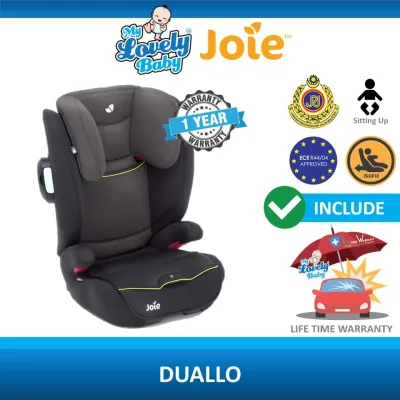 Joie Duallo Isofix Booster Seat - FREE Lifetime Warranty Crash Exchange Program - My Lovely Baby
