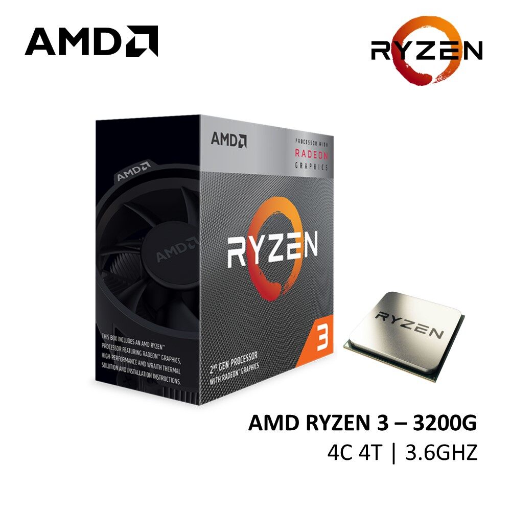 Amd ryzen 3 online 3200g 3.6 ghz box