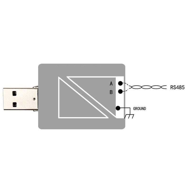 Isolated Industrial USB to RS485 Communication Module TVS Protection Short Circuit Protective Converter Module