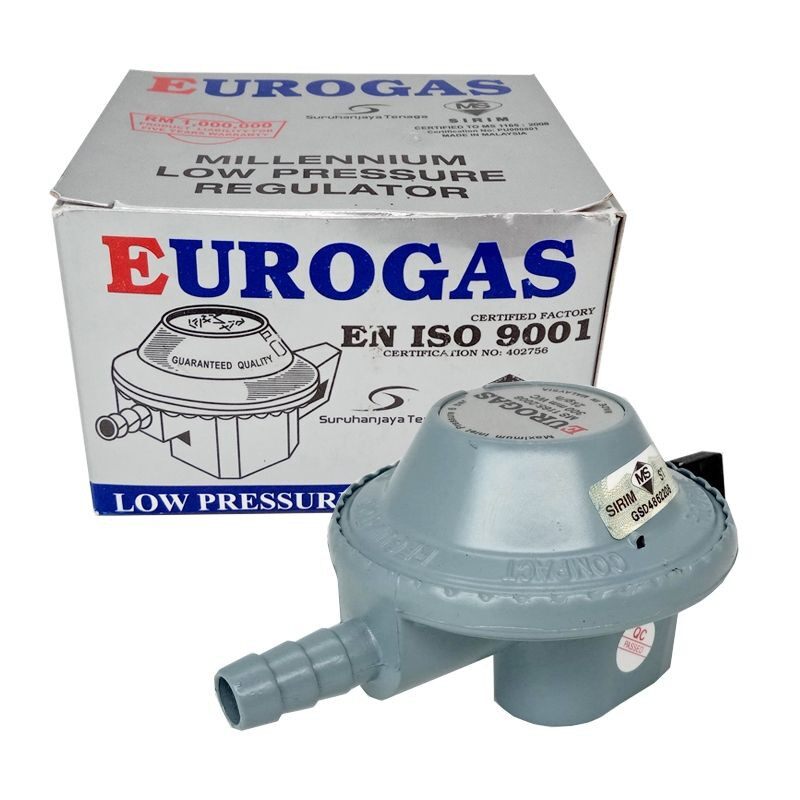 Eurogas LPG Low Pressure Regulator (Sirim) / Kepala Gas Lazada