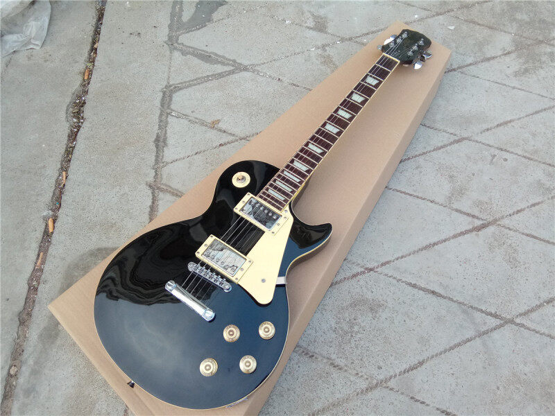 Standard New Electric Guitar,Black Mahogany Body&Rosewood Fingerboard Chrome Hardware BJ-418 Malaysia