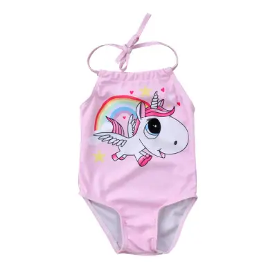 Baby Girls Unicorn Bikini Swimwear Swimsuit Bathing Beach Summer Newborn Rompers 0-24M