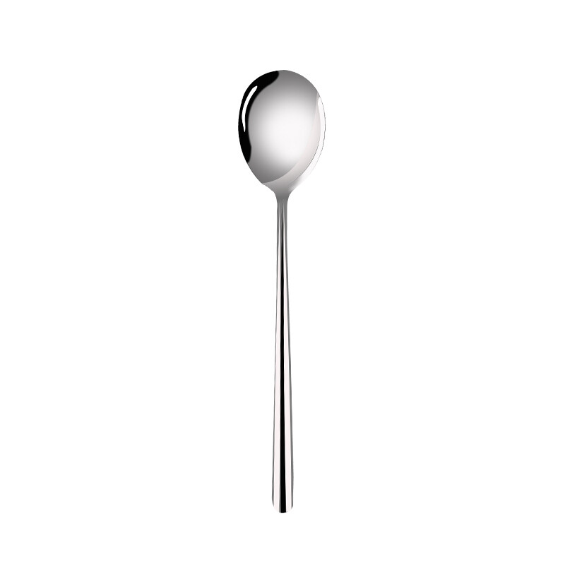 YESPERY Korean Stainless Steel Spoon Fork Thickened Cutlery Square Shank Tableware