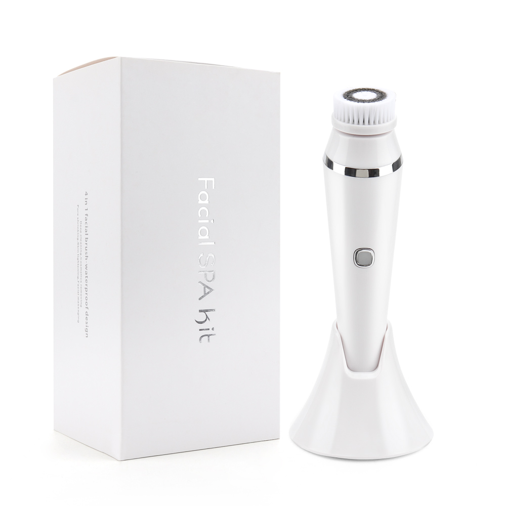 DECINIEE 4 IN 1 Electric Face Deep Cleansing Brush Spin Pore Cleaner Face Wash Machine Makeup Remove Waterproof Facial Massager Skin Care