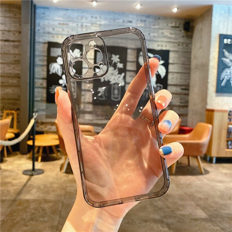 Clear Case for IPhone 13 Mini 13 Pro Max TPU Silicon Fitted Bumper Soft Case for IPhone 12 Mini 12 Pro Max 11 Pro Max XS MAX XR 6 7 8 Plus Clear Back Cover Cases
