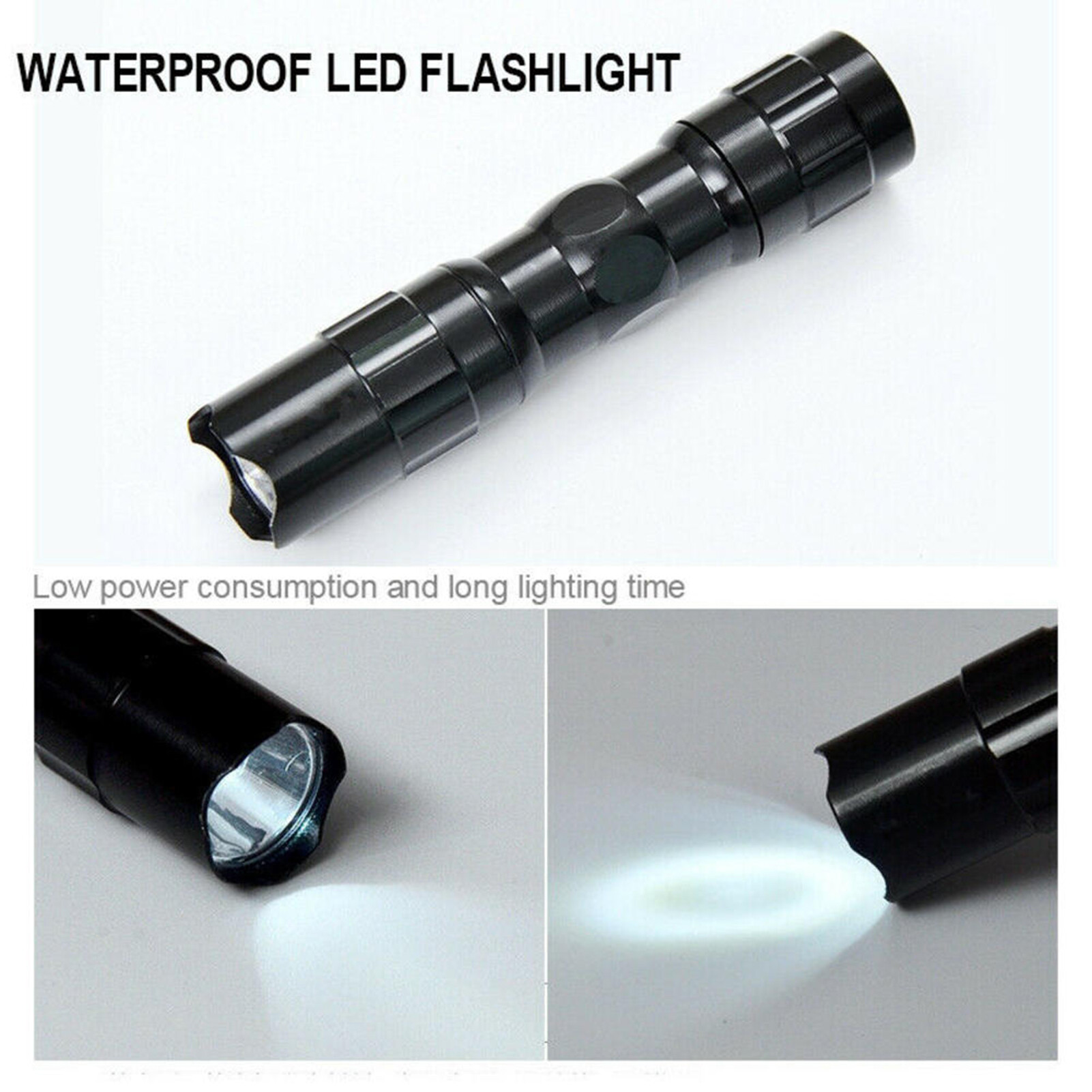 Đèn Pin LED Đèn Pin LED Cầm Tay Siêu Sáng Chống Nước Có Thể Sạc Lại Cho Xe Hơi Đèn Pin Mini Tiện Dụng