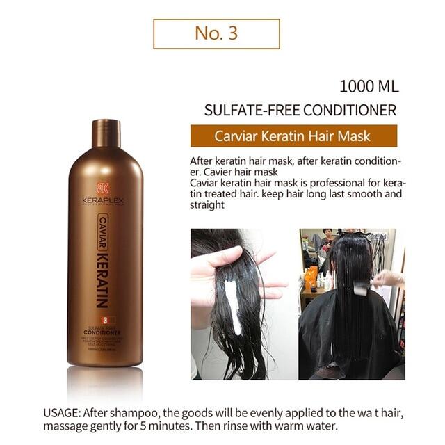 ZZOOI Brazilian Blow Dry Hair Treatment Keratin Hair Salon Blowout