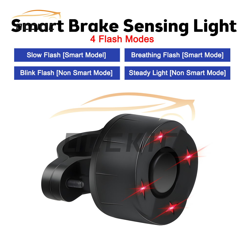 Occkic Bicycle alarm Remote control wireless Burglar alarm Burglar alarm is suitable for bicycles, motorcycles, trailers, including warning lights