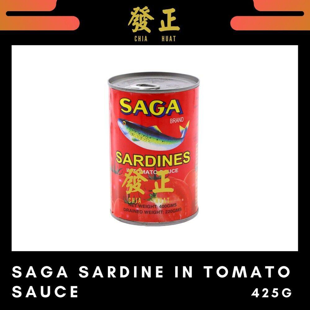Saga Sardines in Tomato Sauce 400g Lazada