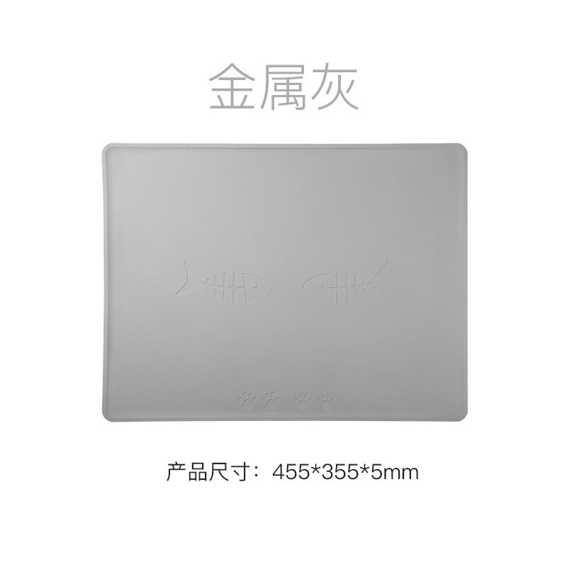 Thời Trang Vật Nuôi Ăn Mat Mèo Không Thấm Nước Mat Bite Cat Dog Mat Chống Dễ Dàng Để Làm Sạch Silicone Bảng Mat Dampproof Mat