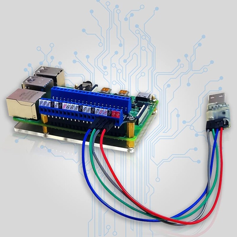 【New Arrival】 for Raspberry Pi Micro GPIO Terminal Block Breakout Board Module Expansion Board Micro Connector for Raspberry Pi 4B/3B+
