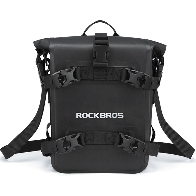 Rockbros Motorcycle Side Bag Waterproof Side Luggage Storage Motorcycle Travel Bag Quick-Release Riding Guard Bar Bag