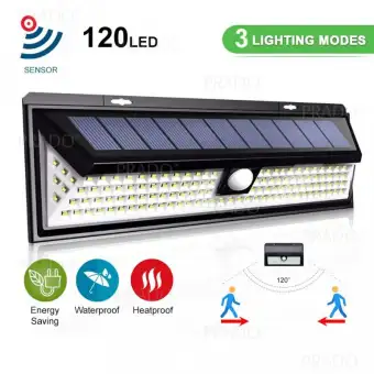 Prado Malaysia 120 Led Outdoor Garden Security Solar Powered Outdoor Garden Security Solar Powered