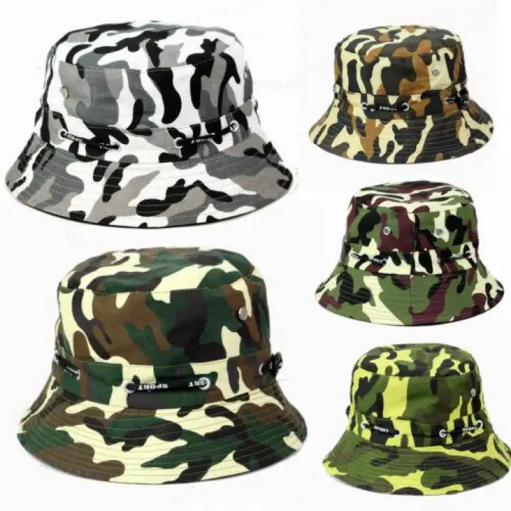 camouflage fishing hat