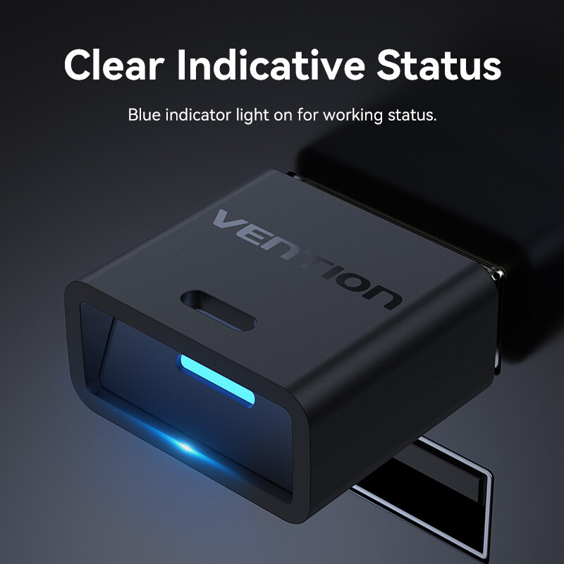 Vention USB Bluetooth 5 4 Bộ Chuyển Bluetooth 5.4 5.3 5.1 5.0 Cho PC Keyboard Mouse Earphone PS5 PS4 Switch Headset Xbox Win 11 10 8.1 Máy Tính Bảng Bluetooth Adapter