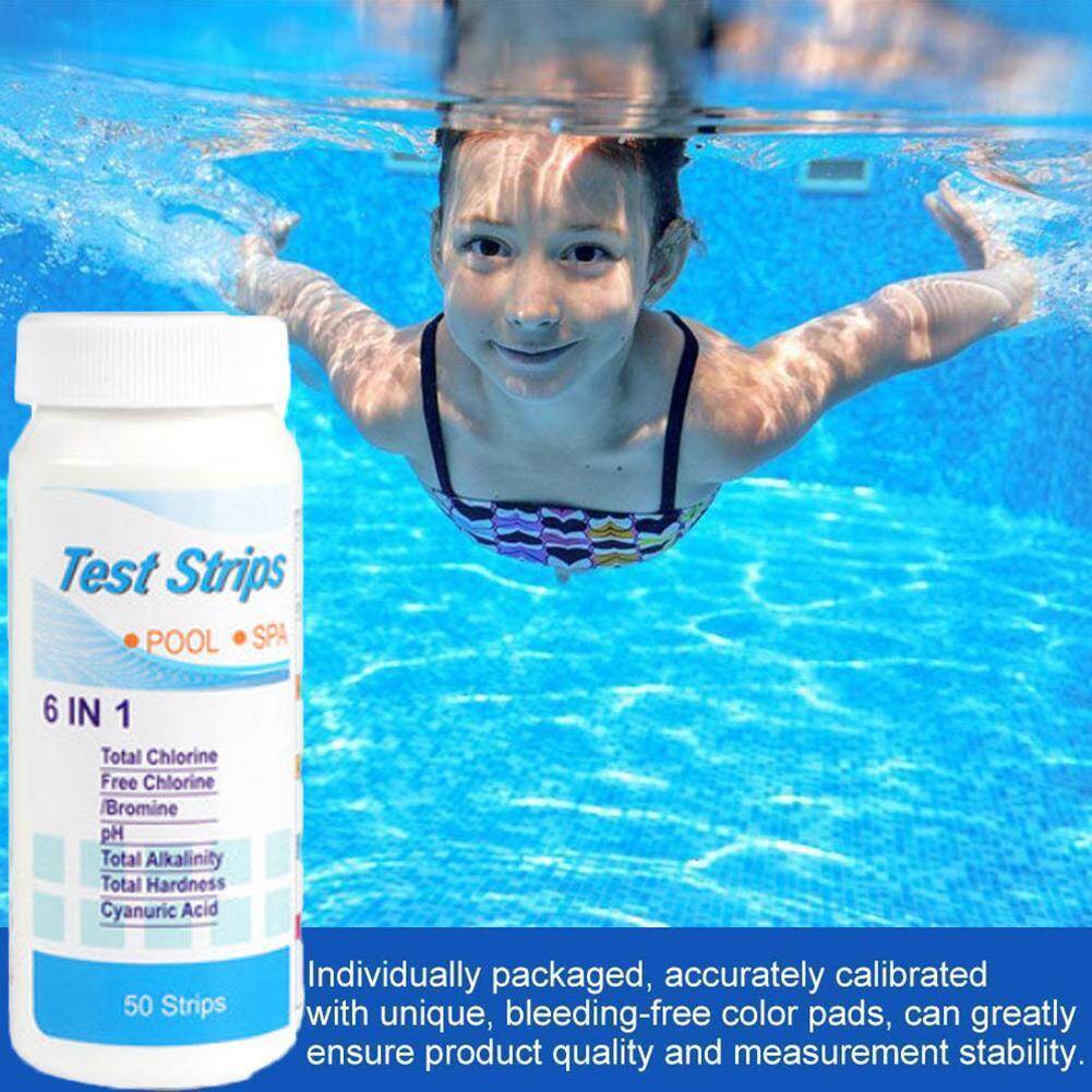50 Strips/Bottle 3 In 1 Test Strips Multipurpose Chlorine For Spa Test ...
