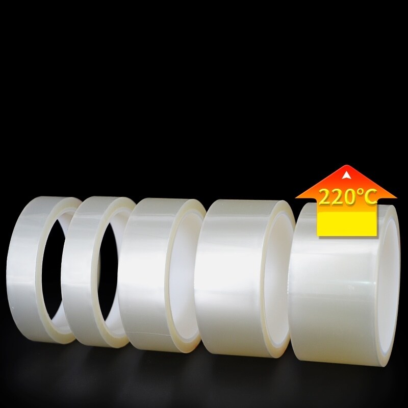 {Trust Family Life Store} 180 ℃ High Temperature Resistant Transparent Adhesive Tape Electroplated Baking Varnish PCB Silicon PET