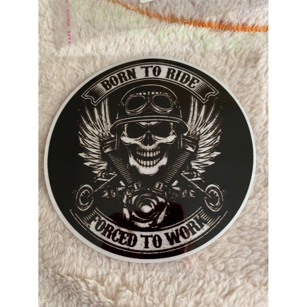 Car  Sticker Skull Pattern Reflective Ghost Rider Personality Motorcycle Sticker